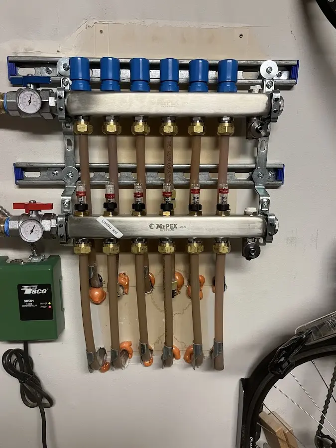 Plumber performing Water Heater Repair at a residential property in Pauls Valley